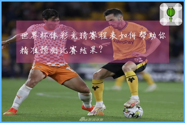 世界杯体彩竞猜赛程表如何帮助你精准预测比赛结果？